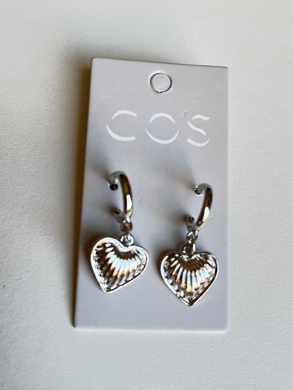 Cos Silver Tone Earring Posts